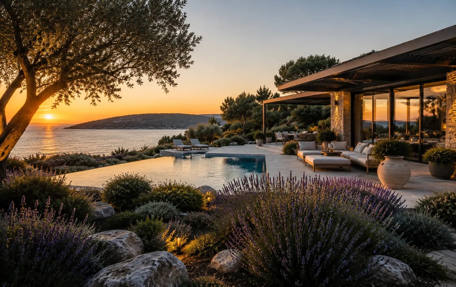 Çeşme Coastal Villa Landscape
