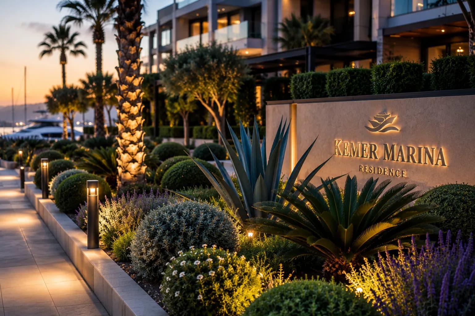 Kemer Marina Residence Landscape