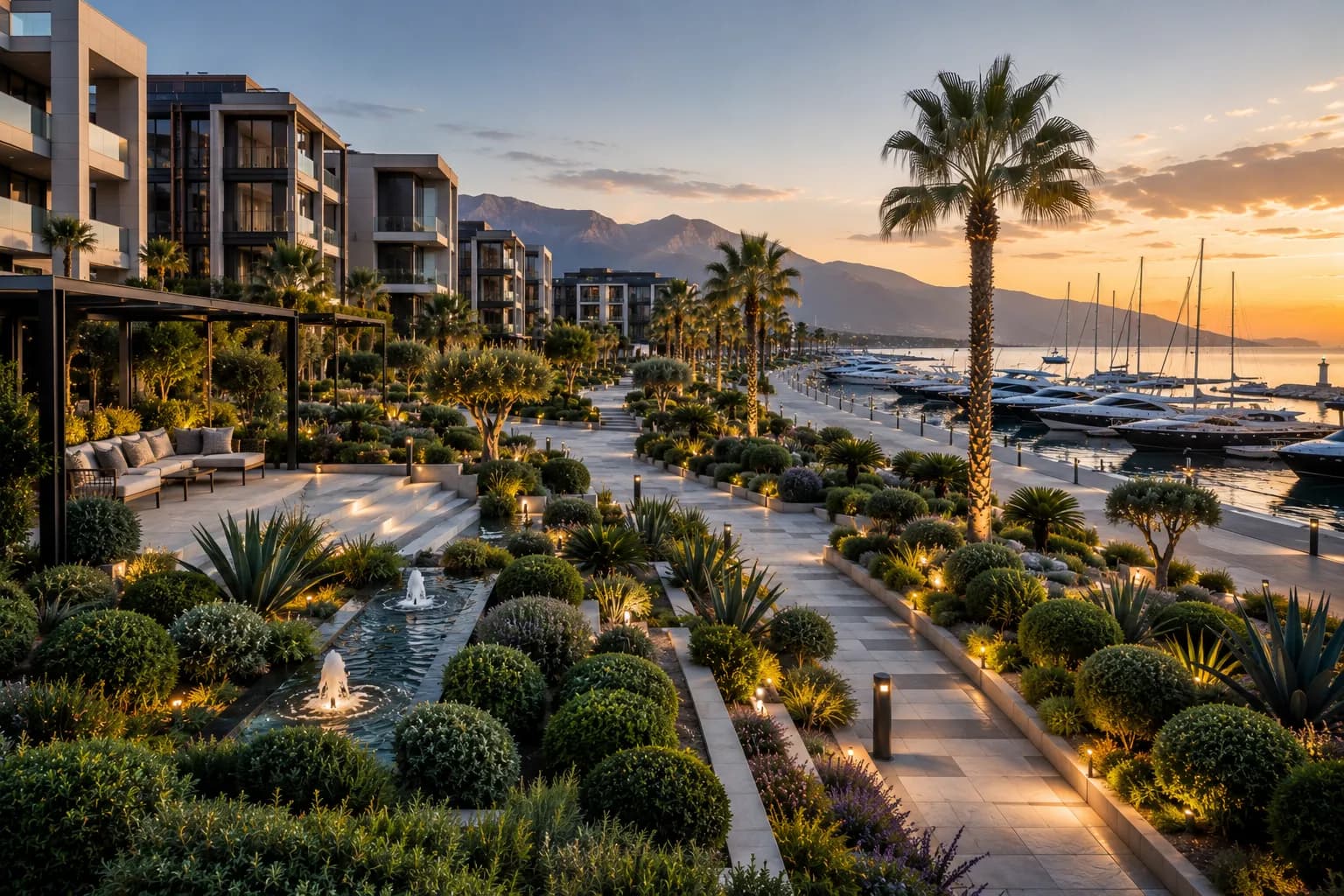 Kemer Marina Residence Landscape