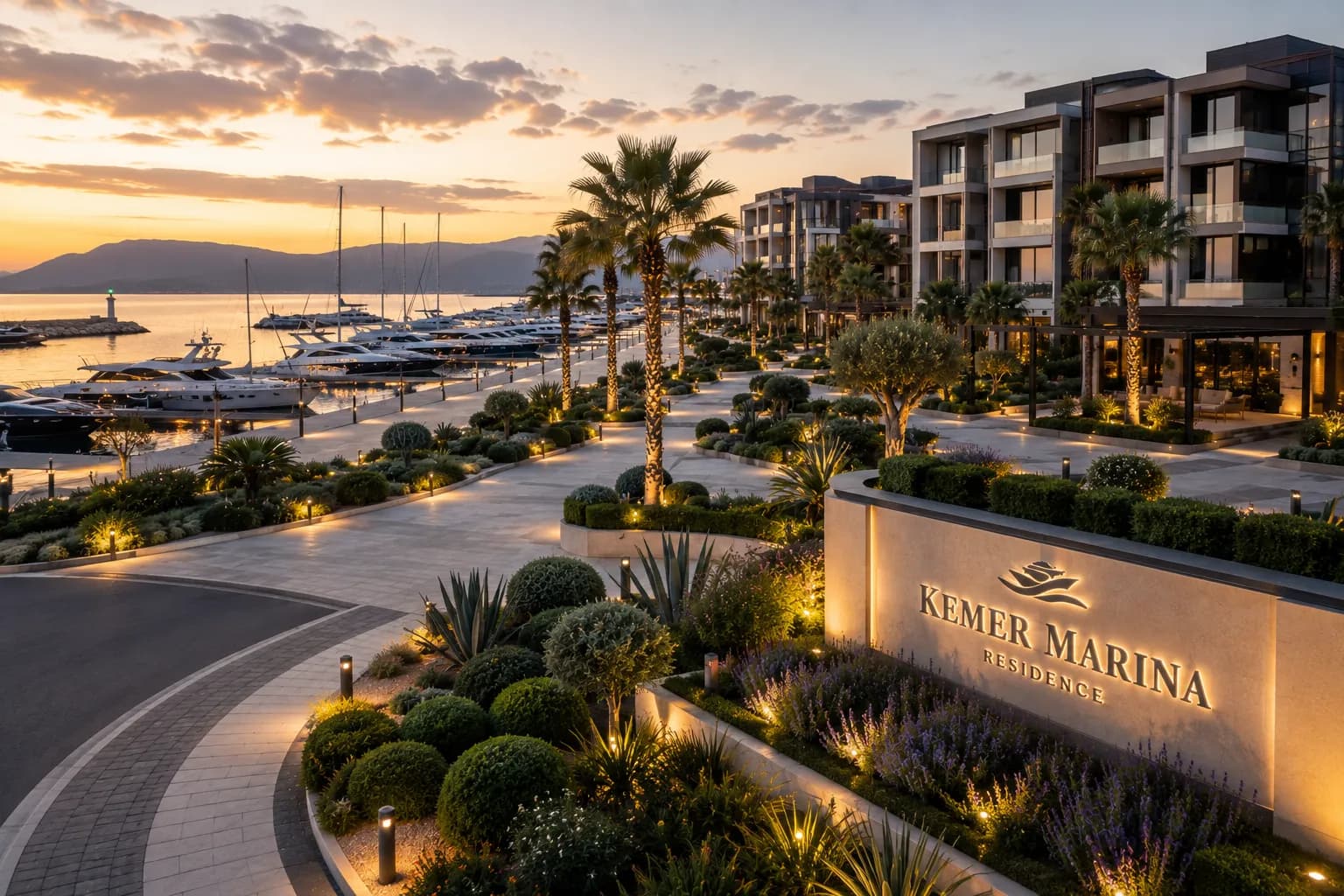 Kemer Marina Residence Landscape 5