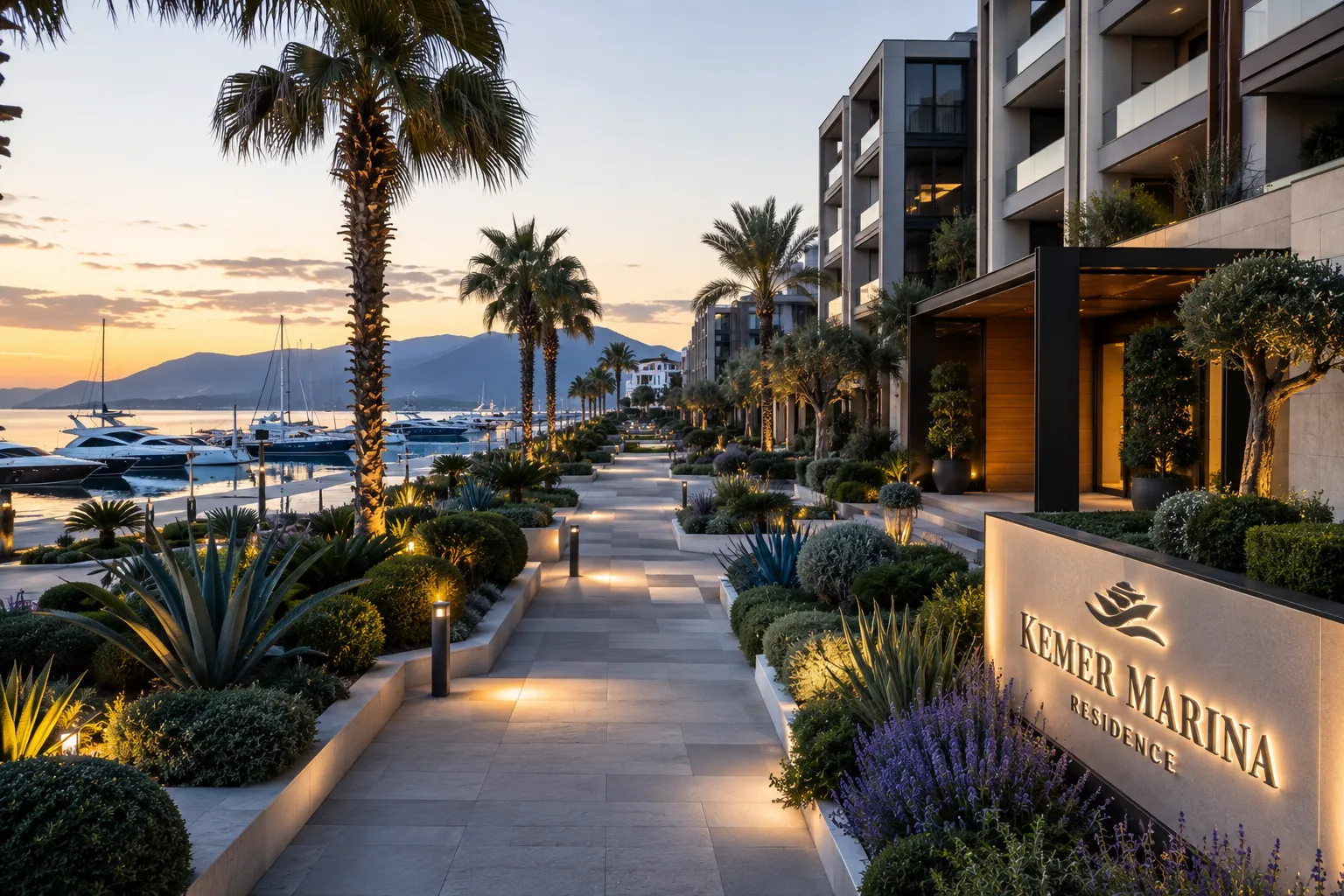 Kemer Marina Residence Landscape